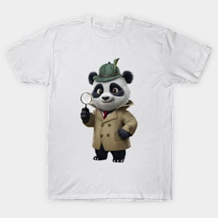 Detective Panda - Mystery Solver - Sleuthing Panda Tee T-Shirt